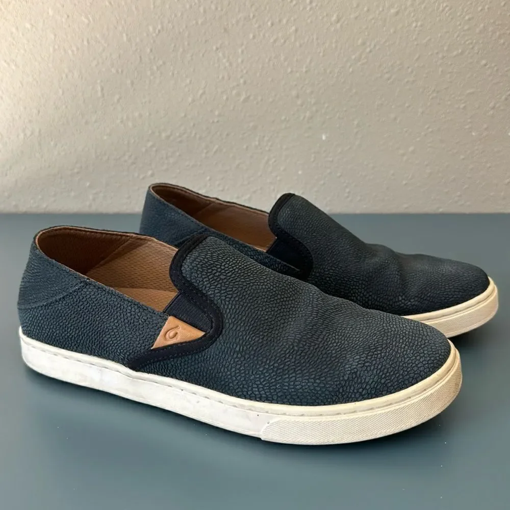 OLUKAI Pehuea Leather Drop-In Sneaker
